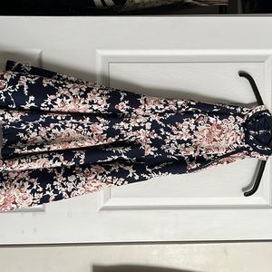 Floral homecoming dress halter top